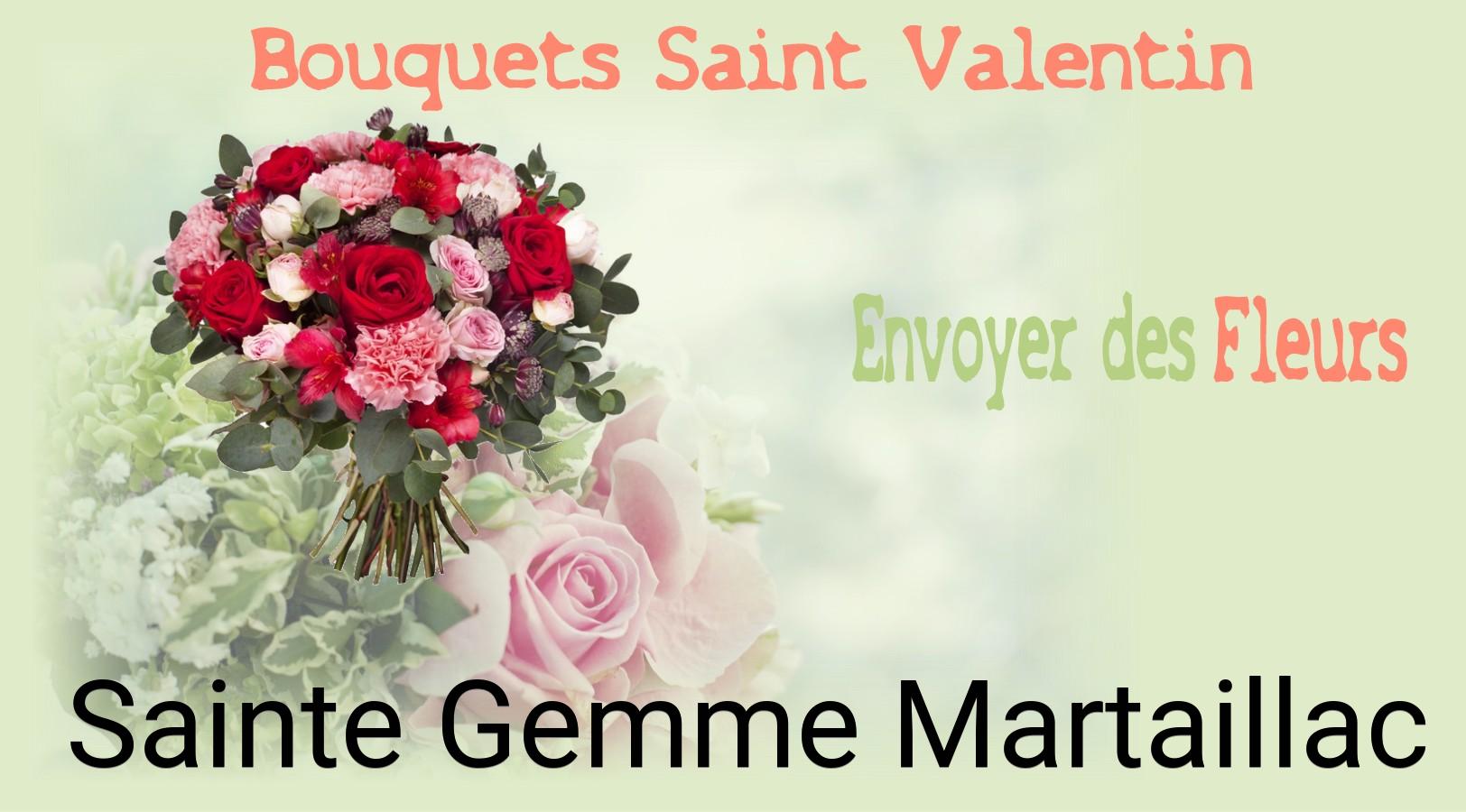 Roses de Saint-Valentin livrées à Sainte-Gemme-Martaillac